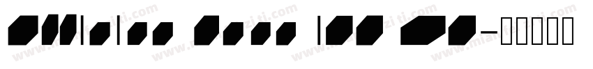 Officina Sans ITC W0字体转换